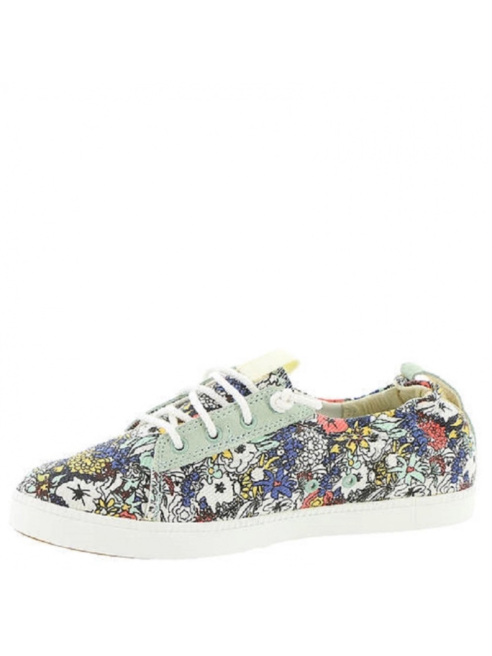BNWT Timberland Floral Canvas Sneakers in Mint and Multicolor